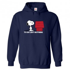 To Do List Nothing Snoopy Classic Unisex Kids and Adults Pullover Hoodie							 									